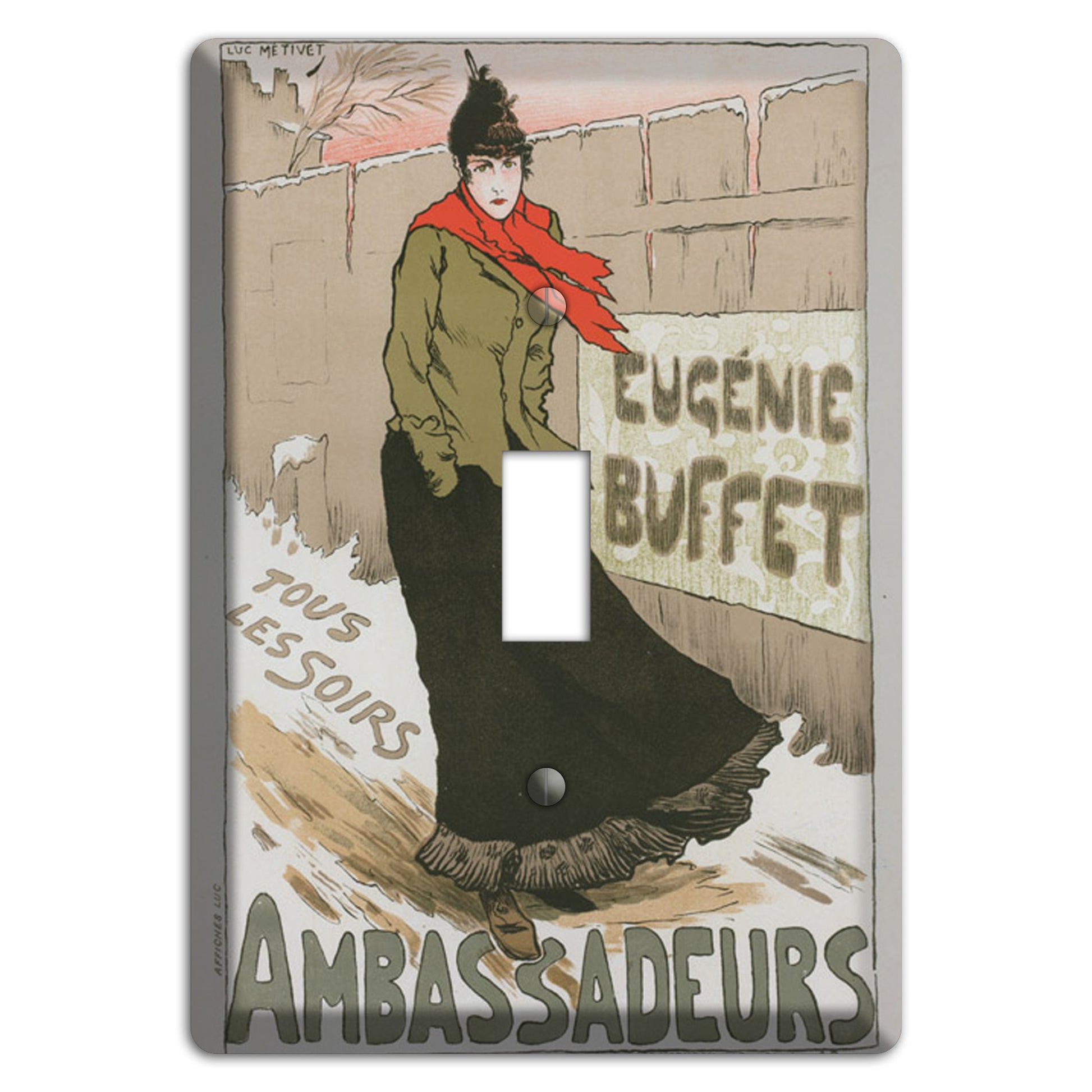 Ambassadeurs Vintage Poster Cover Plates