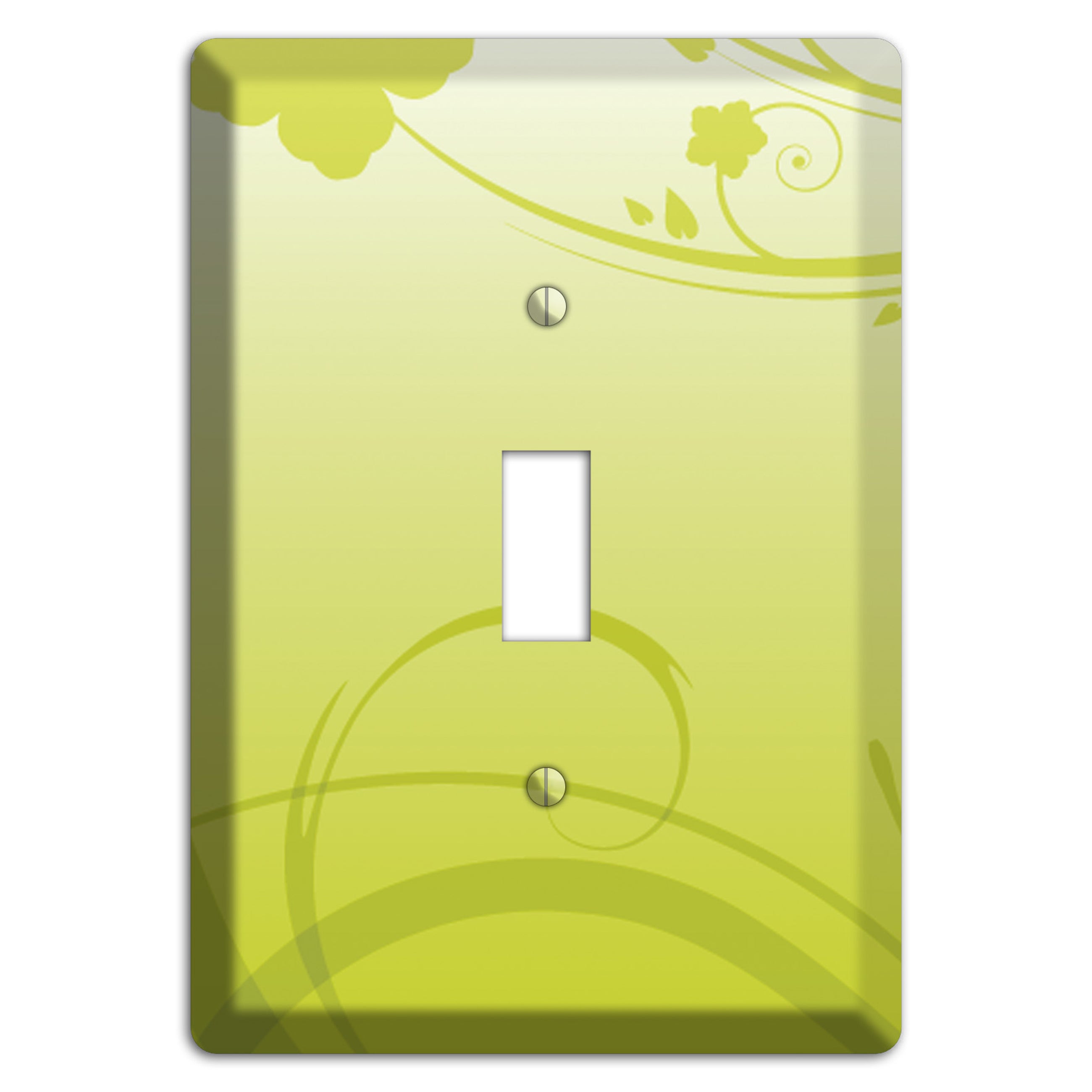 Green Swirls Cover Plates