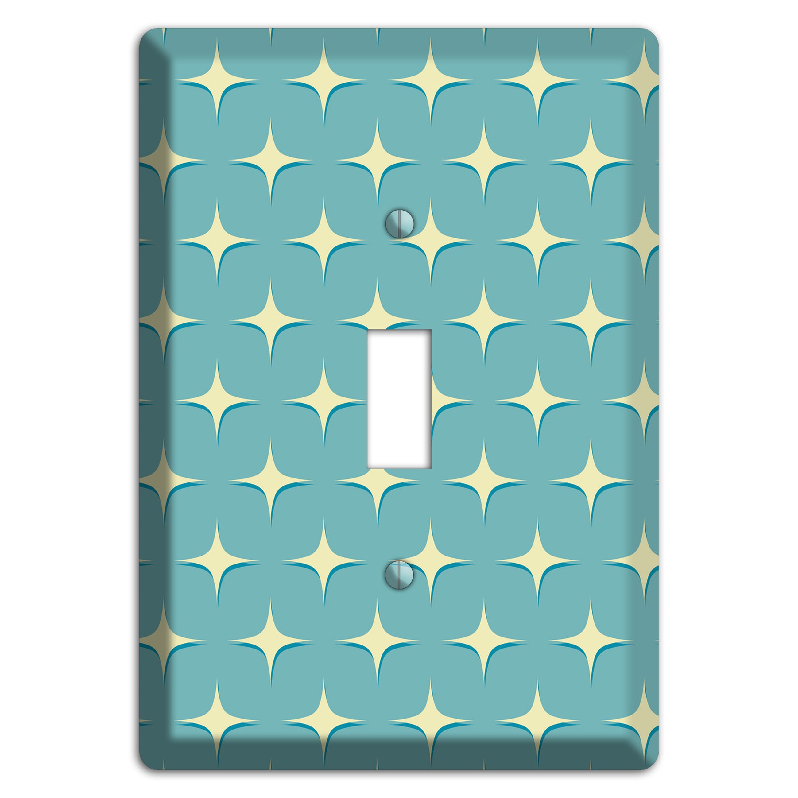 Yellow Atomic Diamond Cover Plates