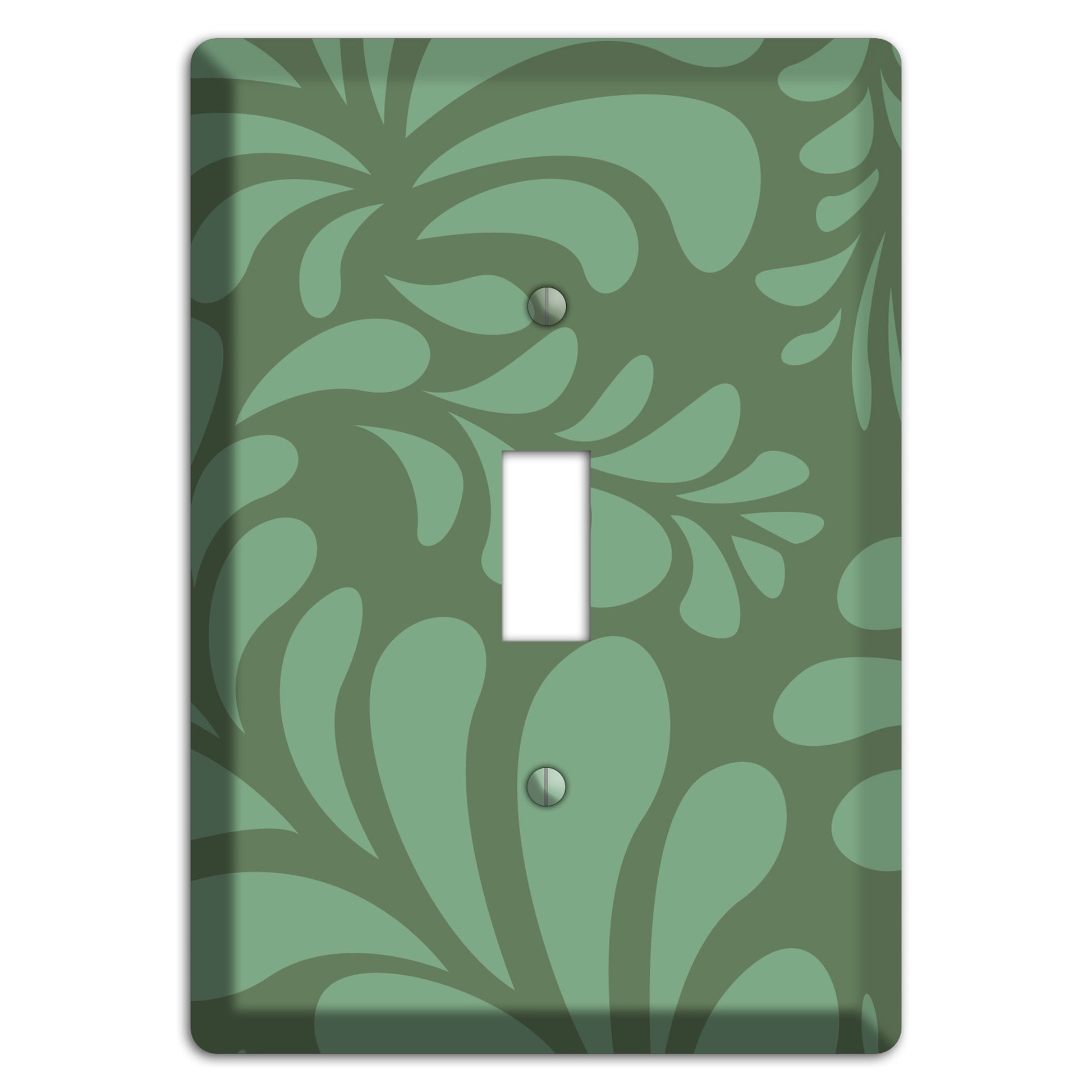 Green Herati Cover Plates
