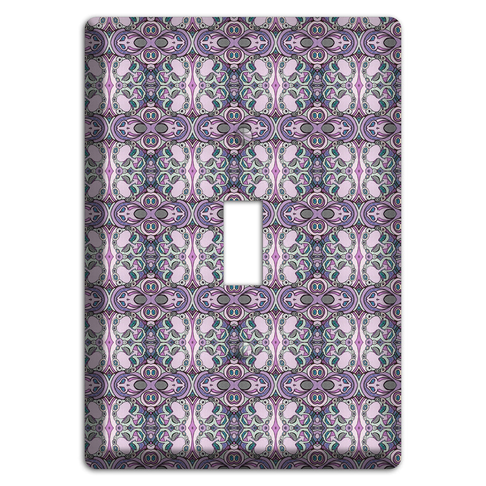 Pink Purple Sage Tapestry 2 Cover Plates