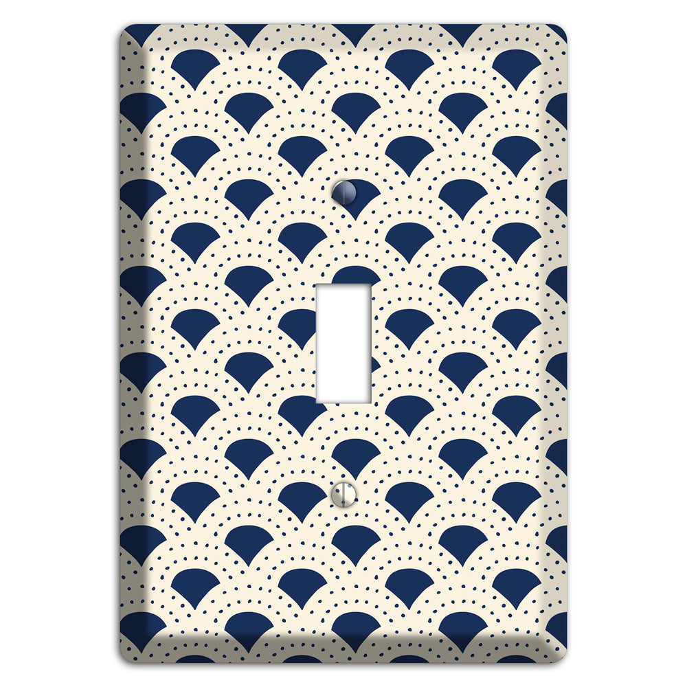 Navy Confetti Fan Cover Plates