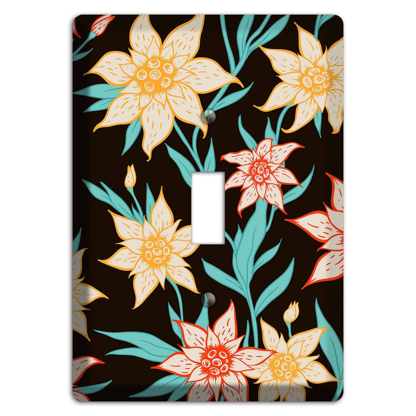 Hand Drawn Flowers Style B Cover Plates
