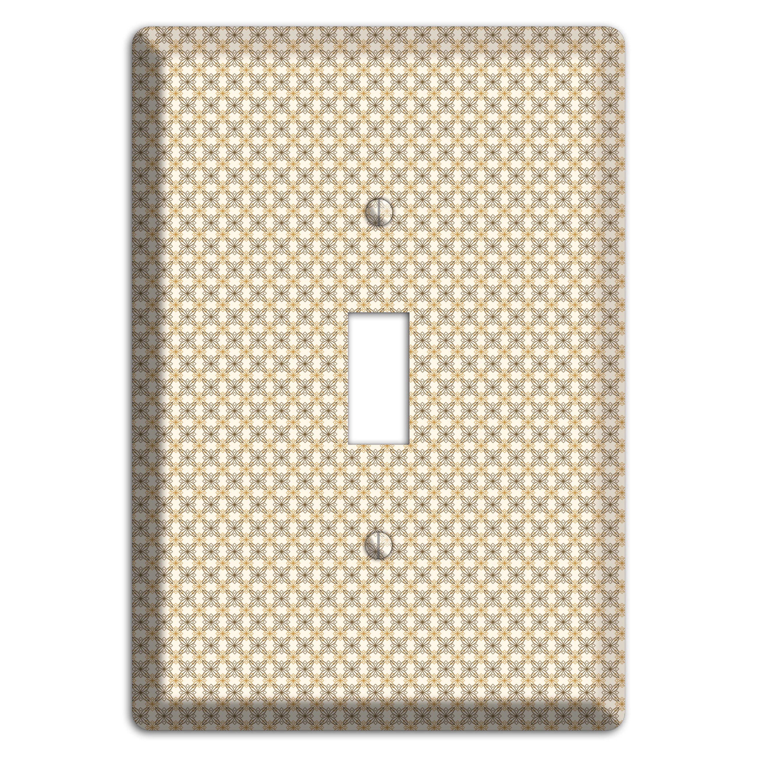 Multi Beige Tiled Arabesque Cover Plates