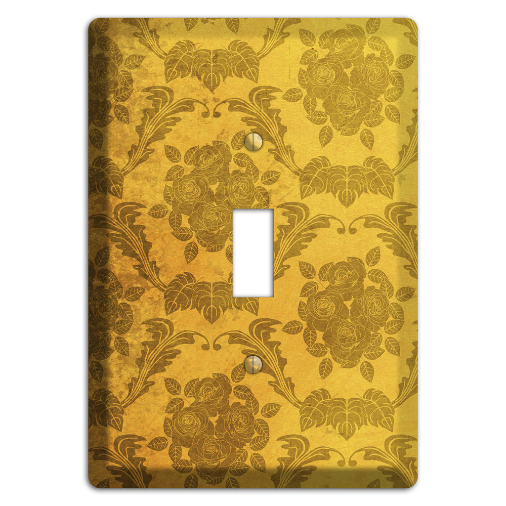 Tusock Vintage Rose Damask Cover Plates
