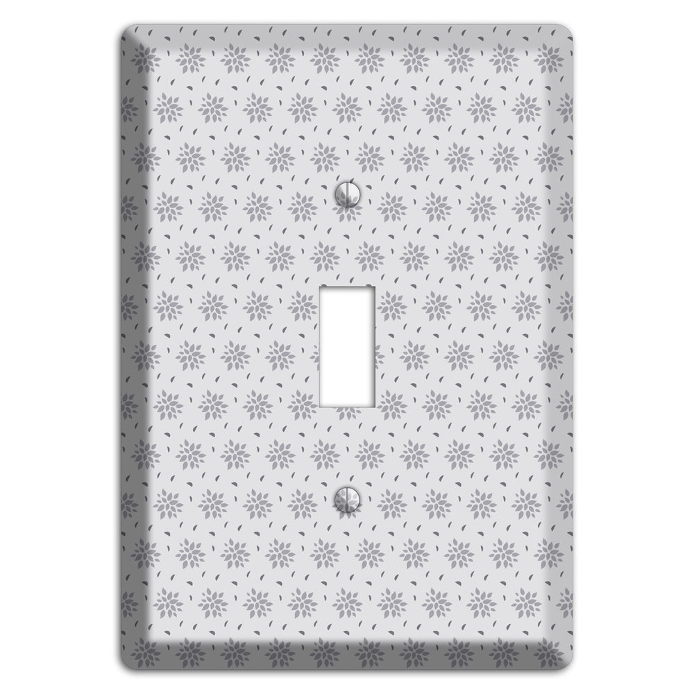 Multi Grey Calico Cover Plates