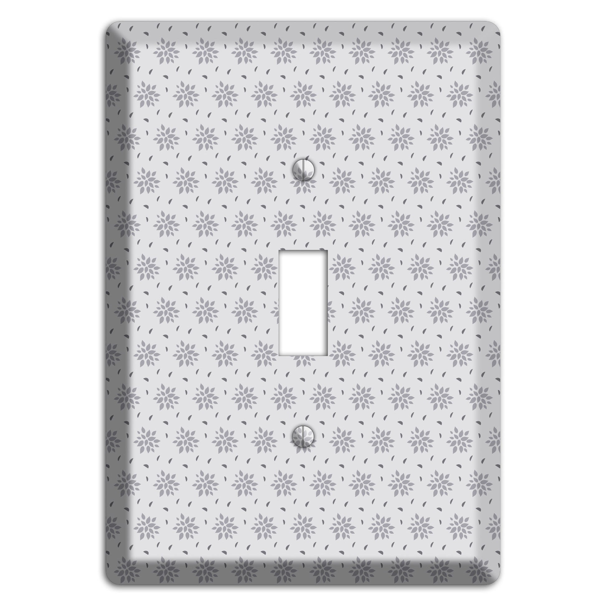 Multi Grey Calico Cover Plates