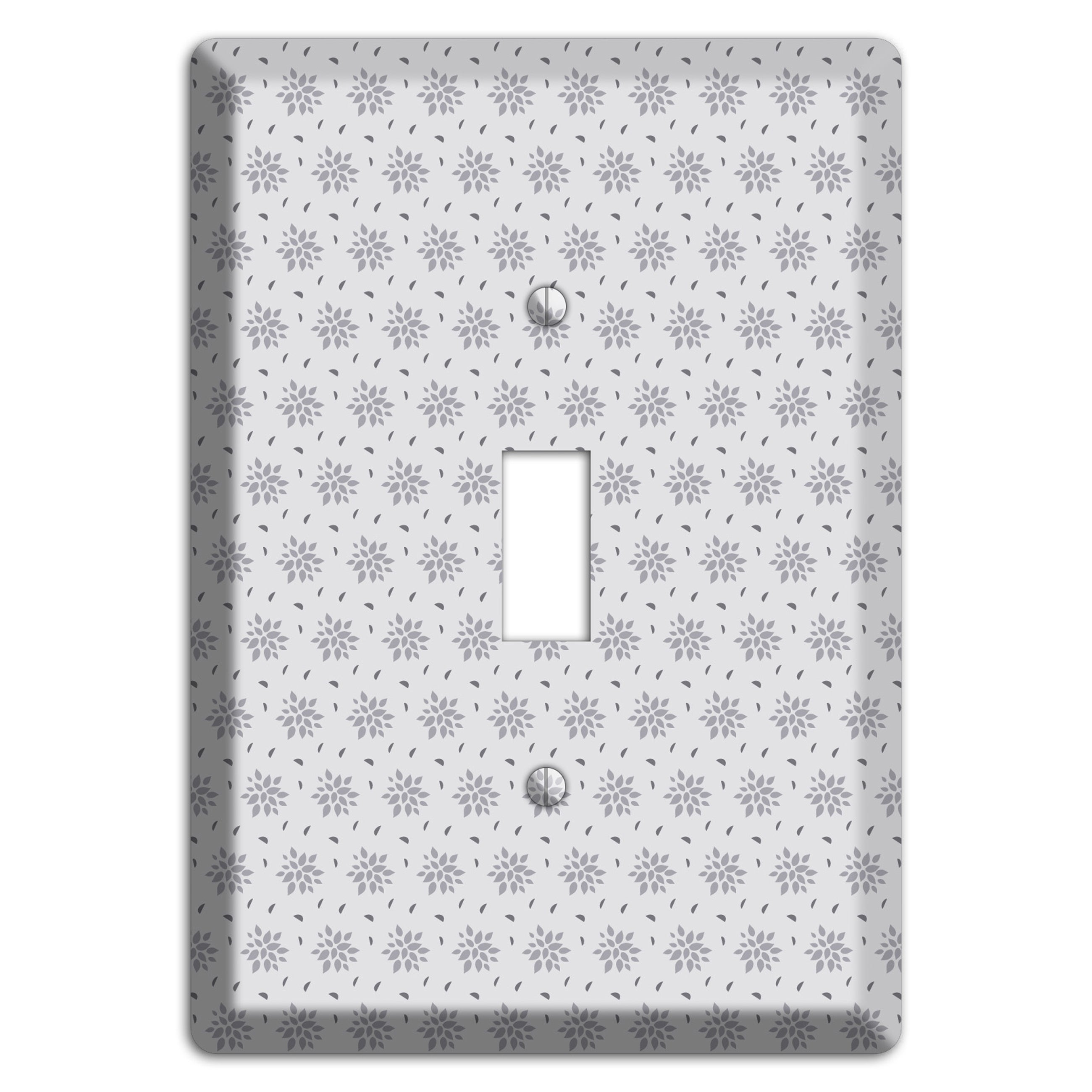 Multi Grey Calico Cover Plates