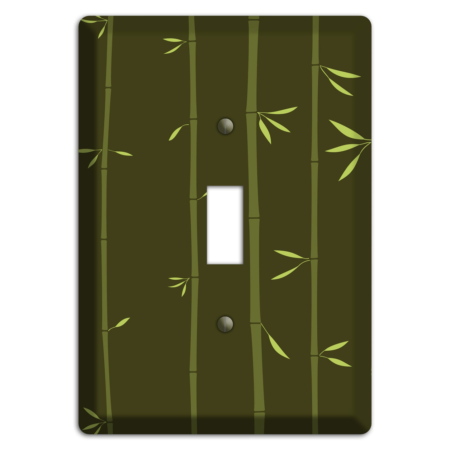 Dark Green Bamboo Cover Plates