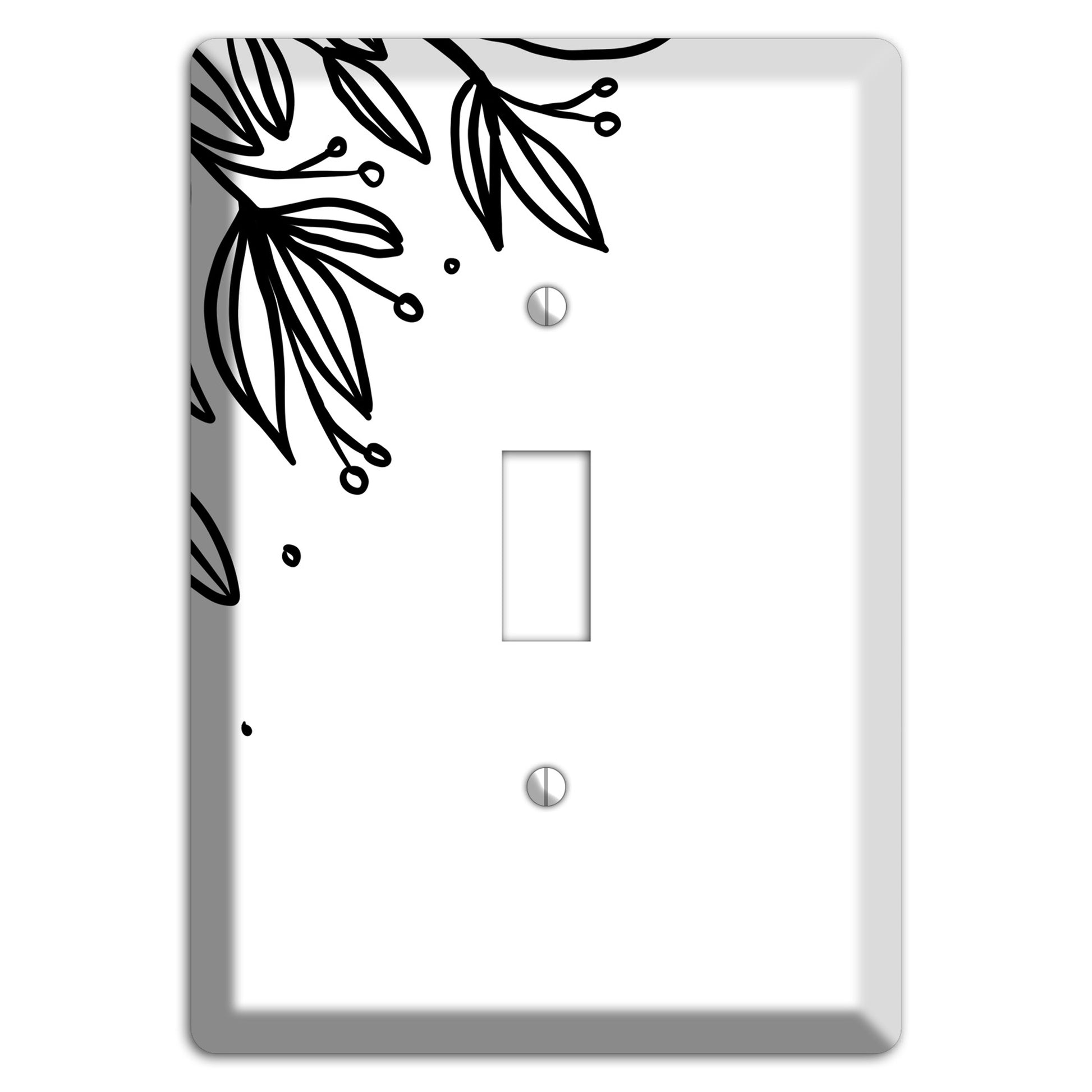 Hand-Drawn Floral 9 Cover Plates