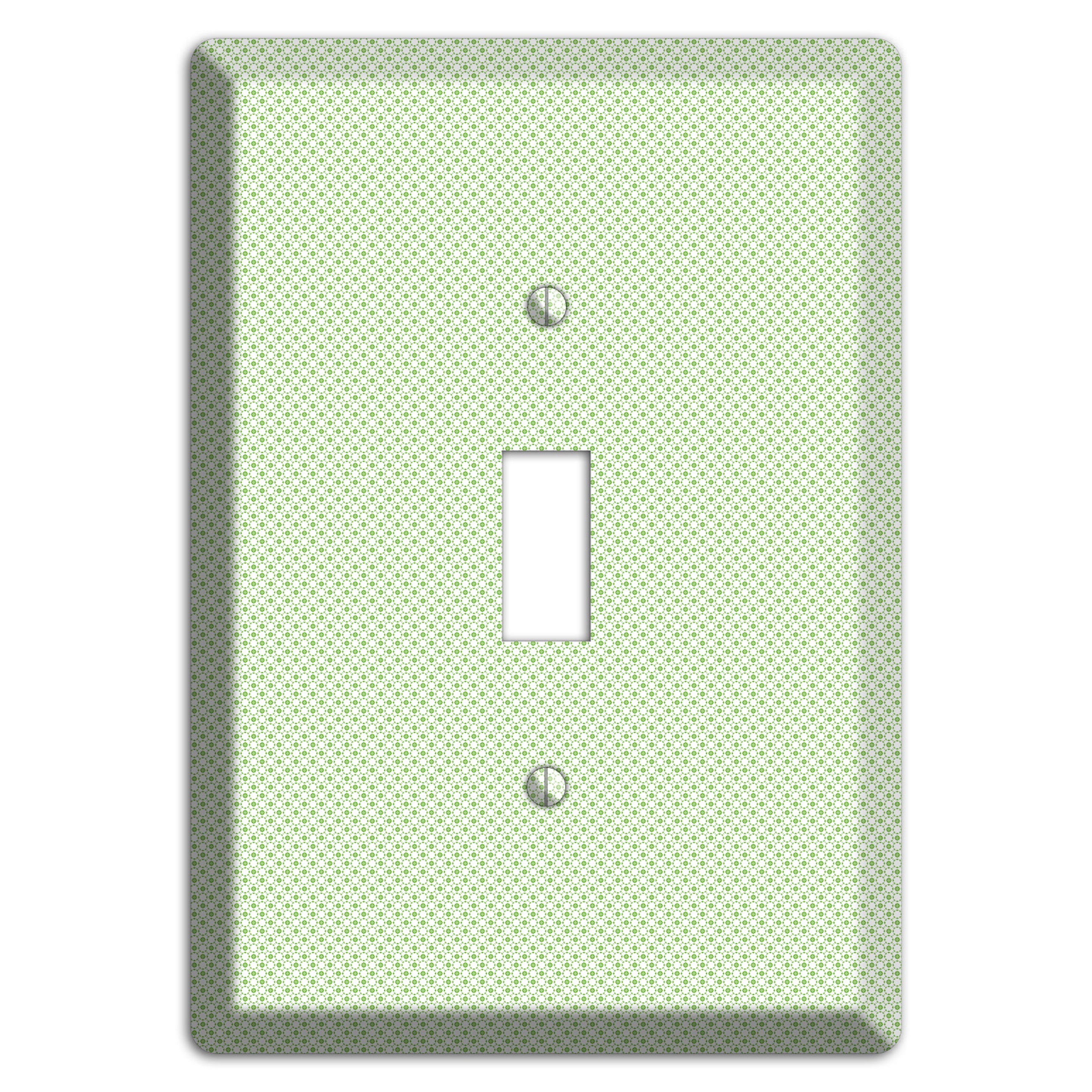 Light Green Tiny Geometric Cover Plates
