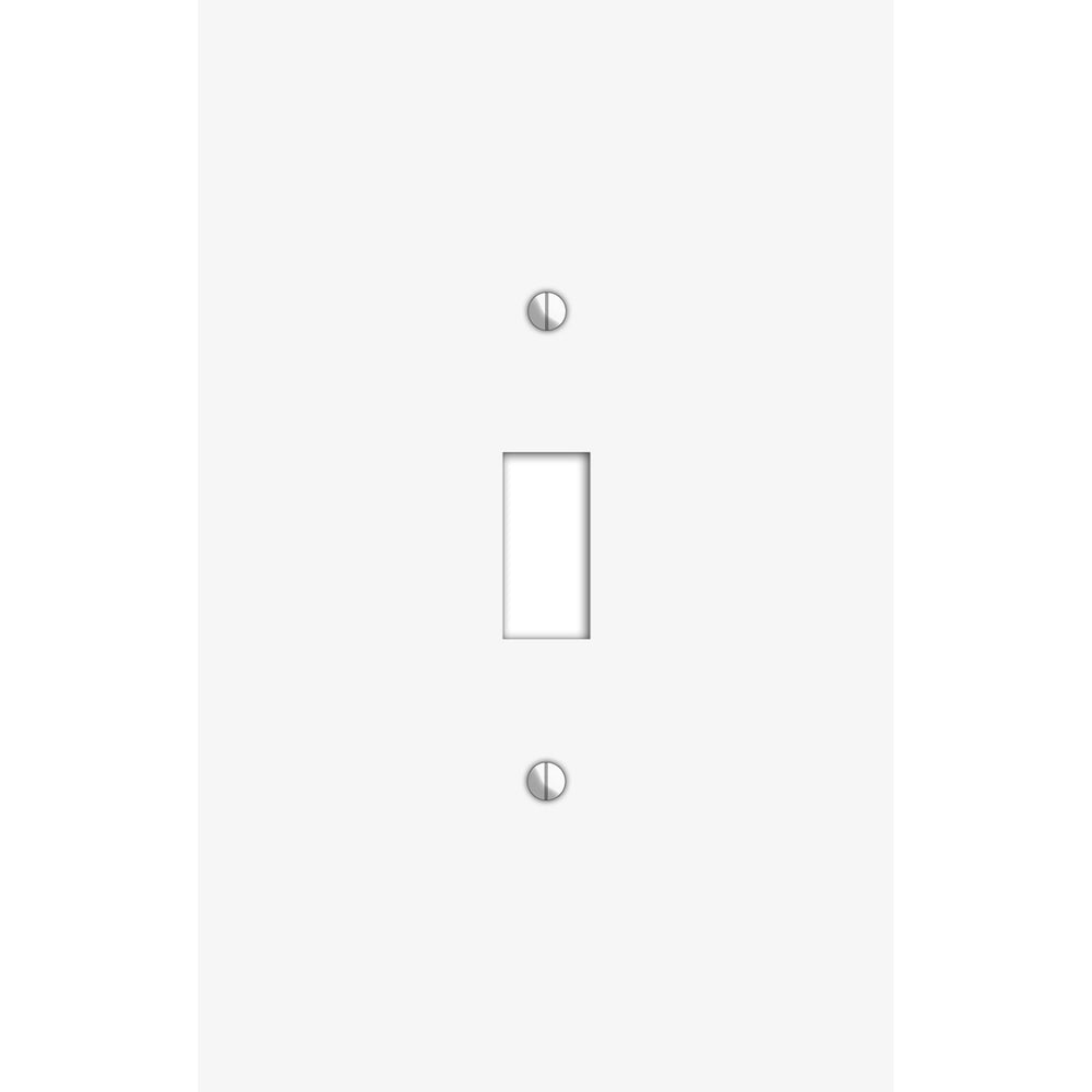 Oversized Discontinued White Metal Cover Plates