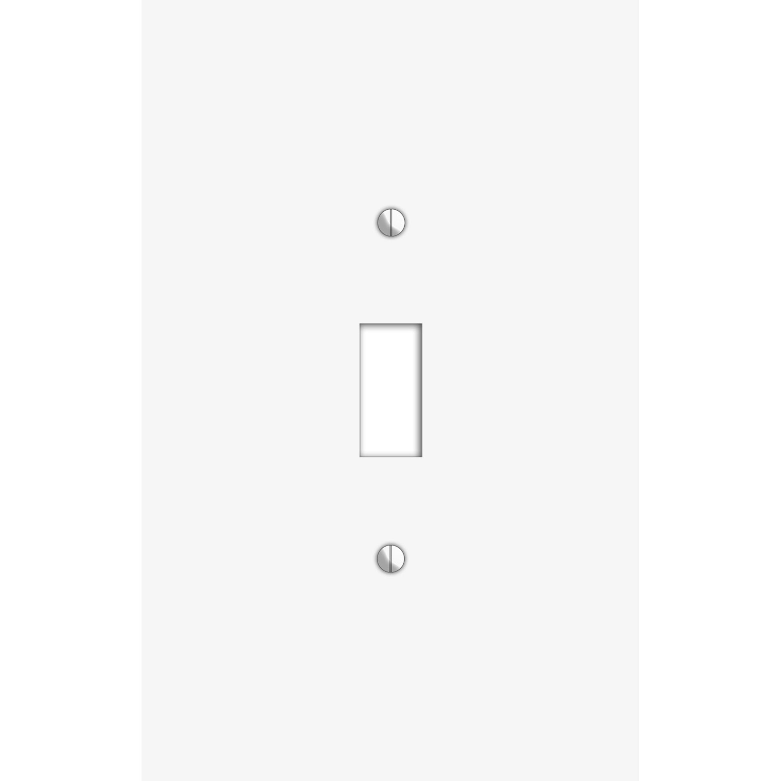 Oversized Discontinued White Metal Cover Plates