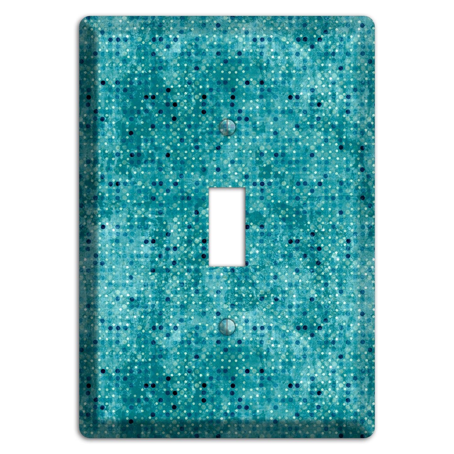 Turquoise Grunge Small Tile Cover Plates