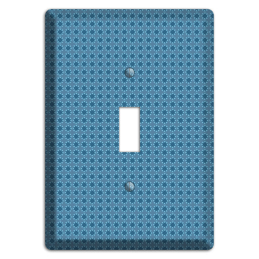 Multi Blue Tiled Foulard Cover Plates