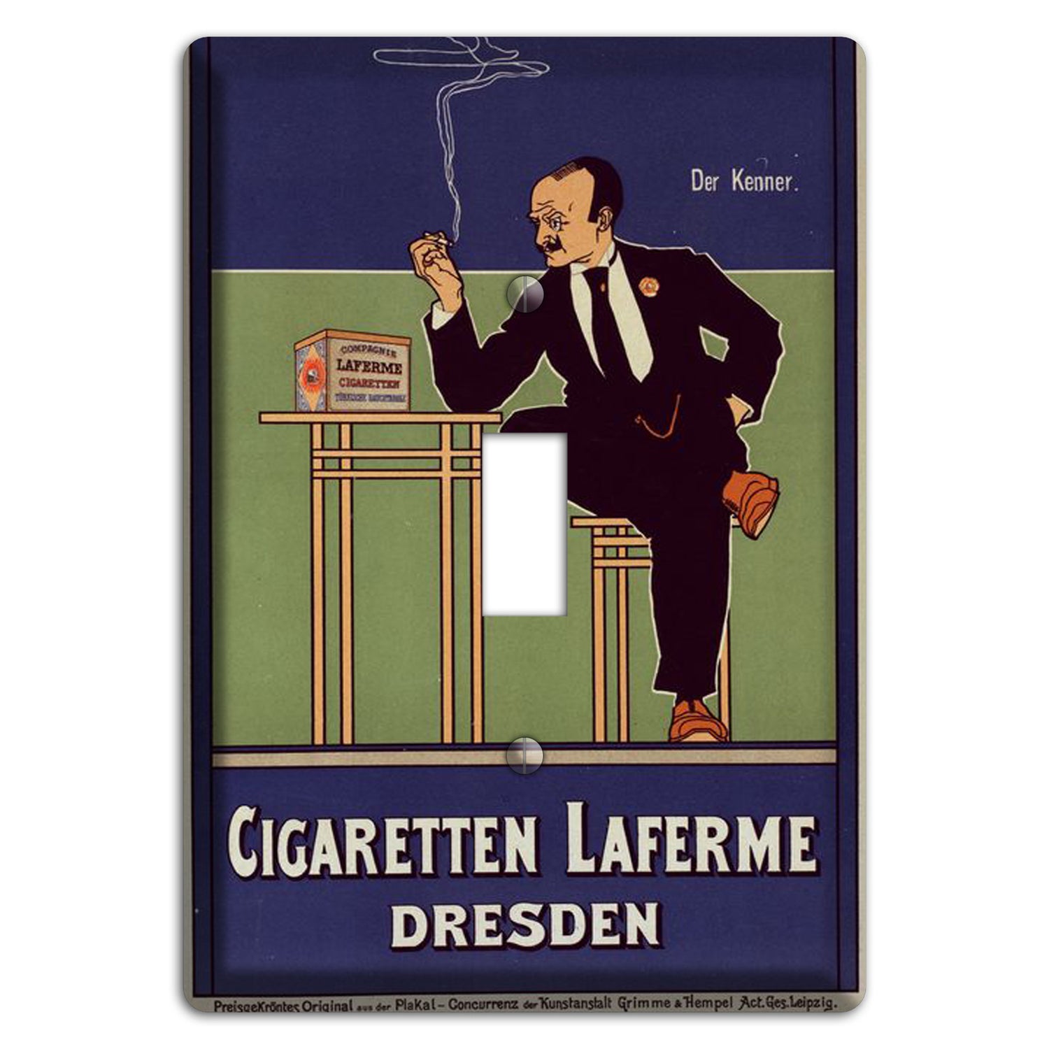 Cigaretten Laferme Vintage Poster Cover Plates