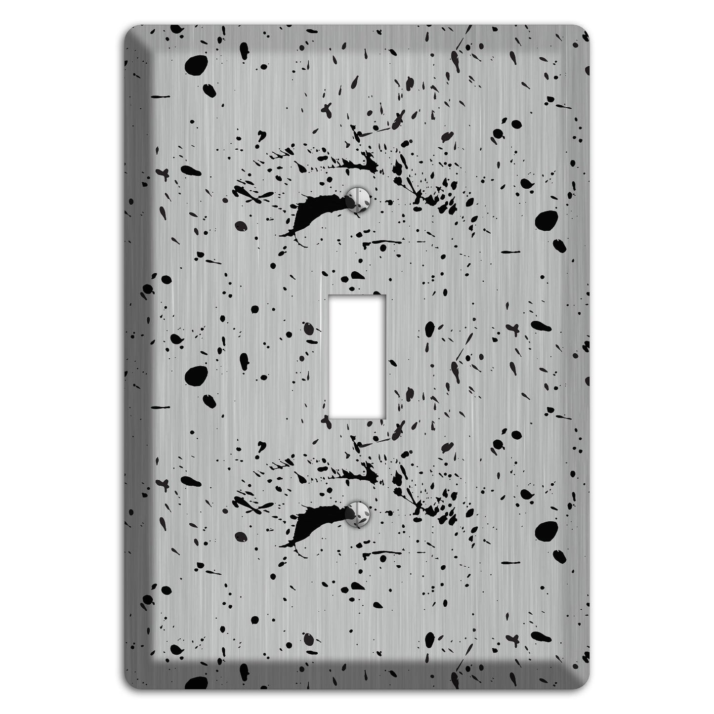 Ink Splash 5 Stainless Cover Plates