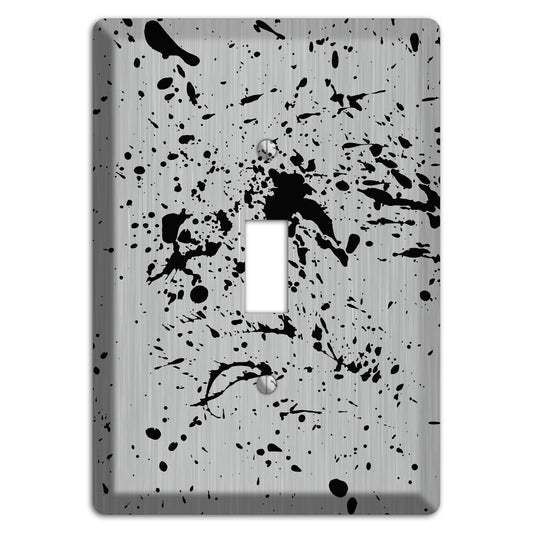 Ink Splash 4 Stainless Cover Plates