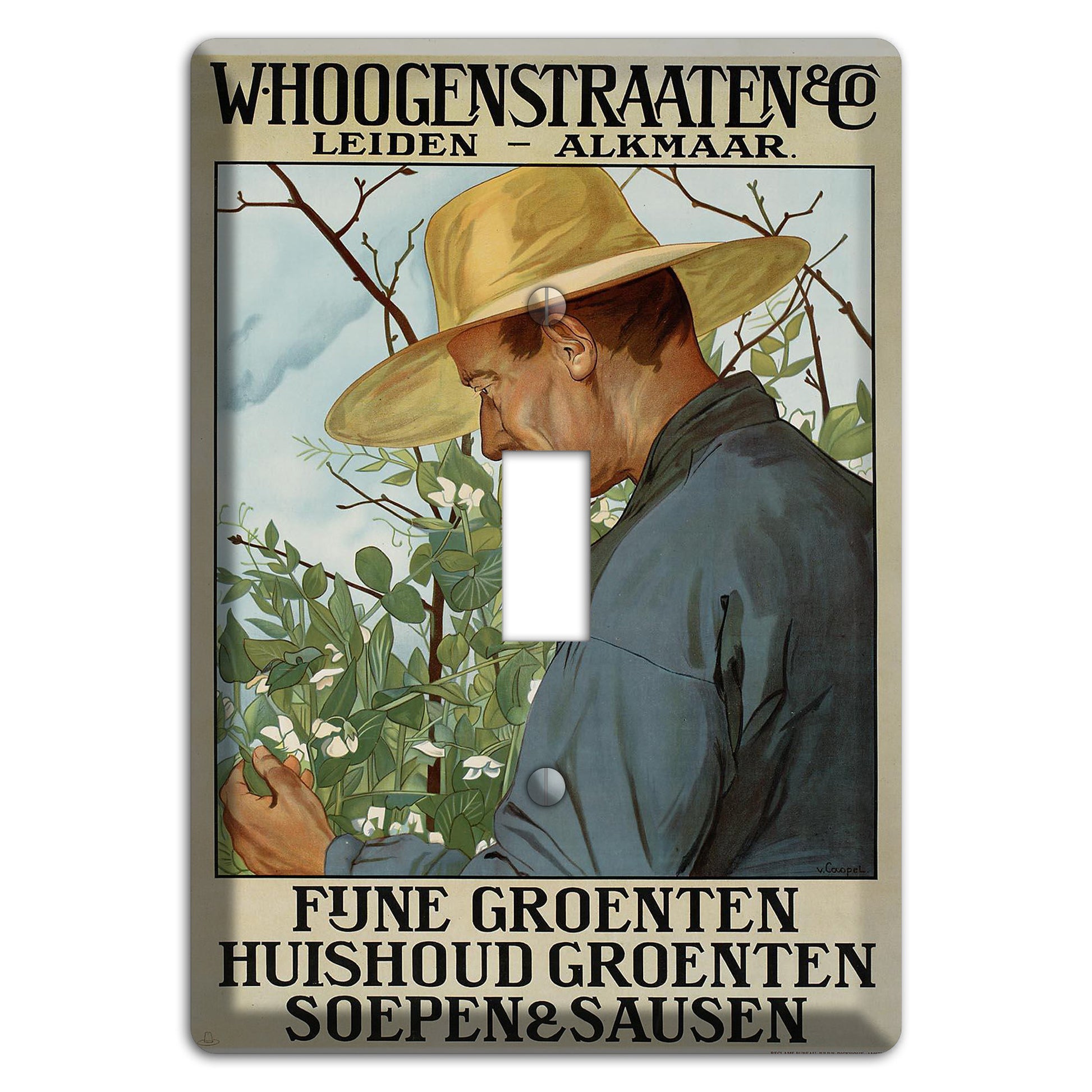Hoogenstraaten Vintage Poster Cover Plates
