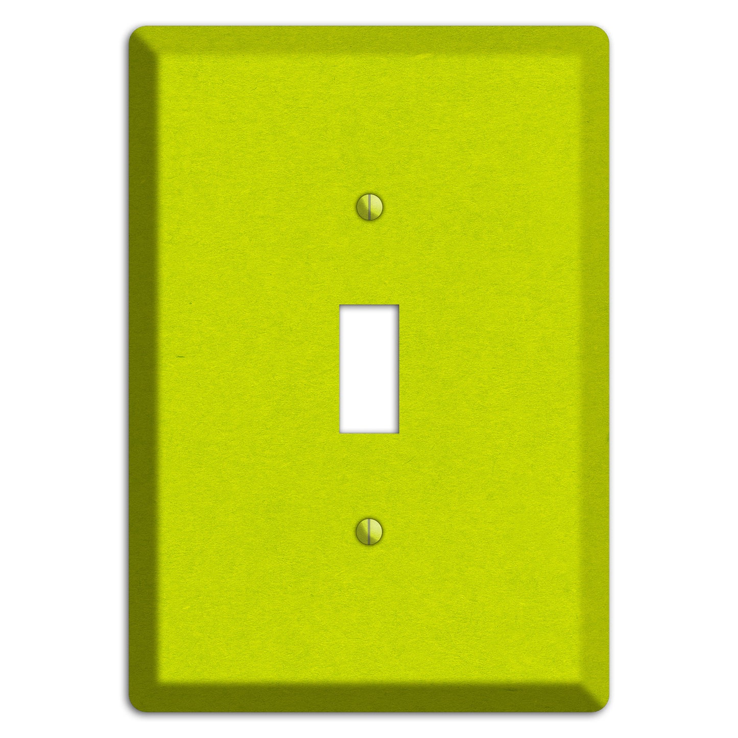 Electric Lime Kraft Cover Plates