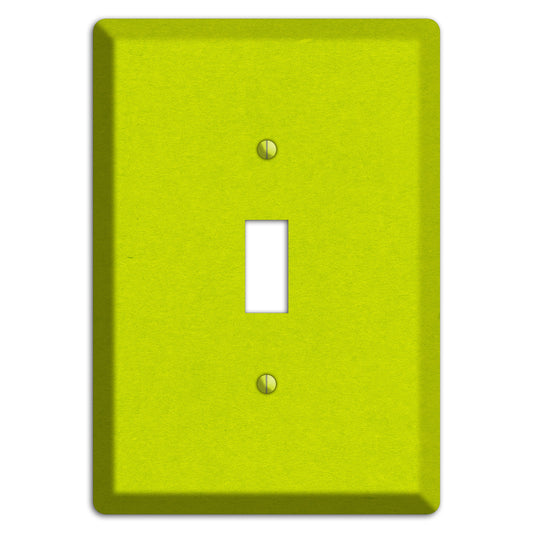 Electric Lime Kraft Cover Plates