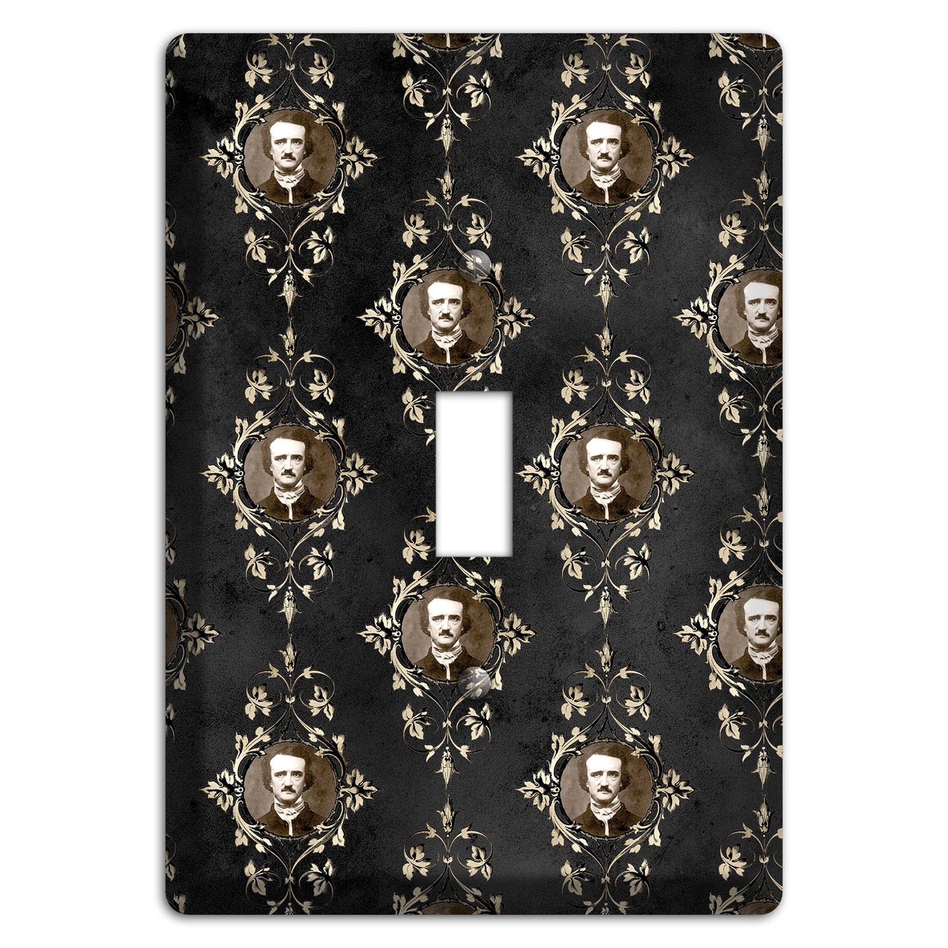 Edgar Allen Poe Self Portrait Cover Plates