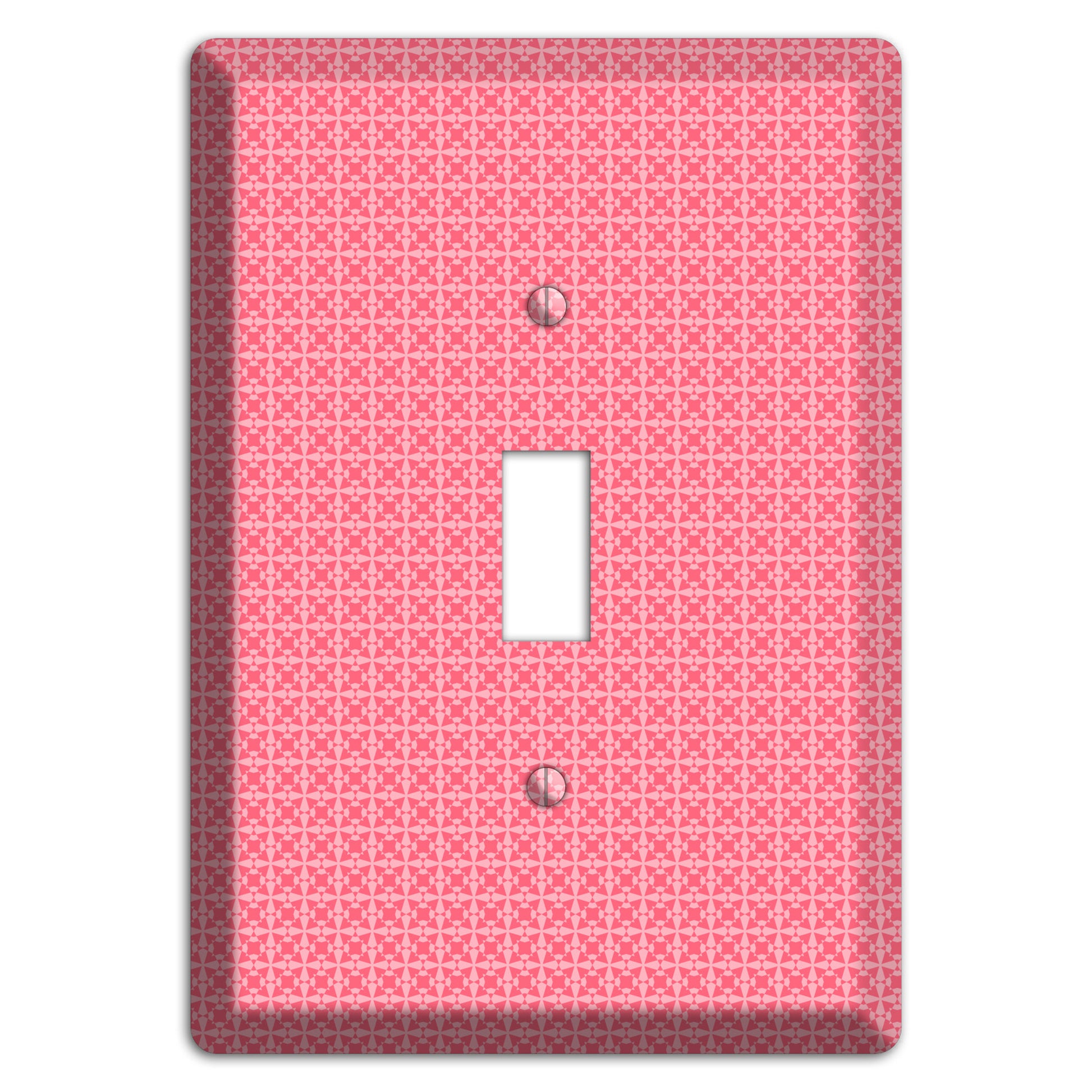 Multi Pink Tiled Arabesque Cover Plates
