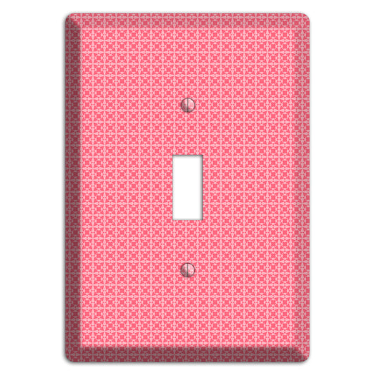 Multi Pink Tiled Arabesque Cover Plates
