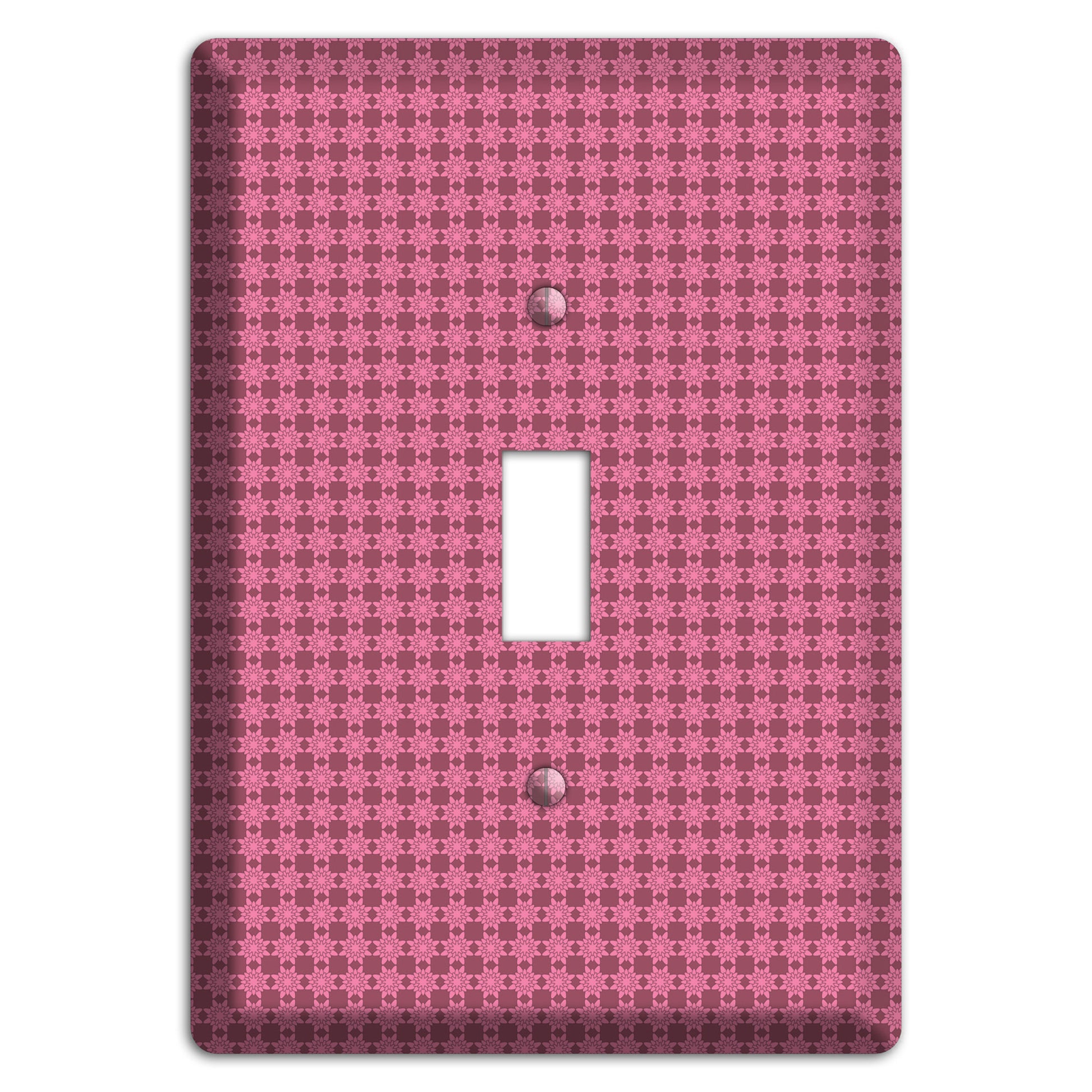 Multi Pink Tiled Cover Plates