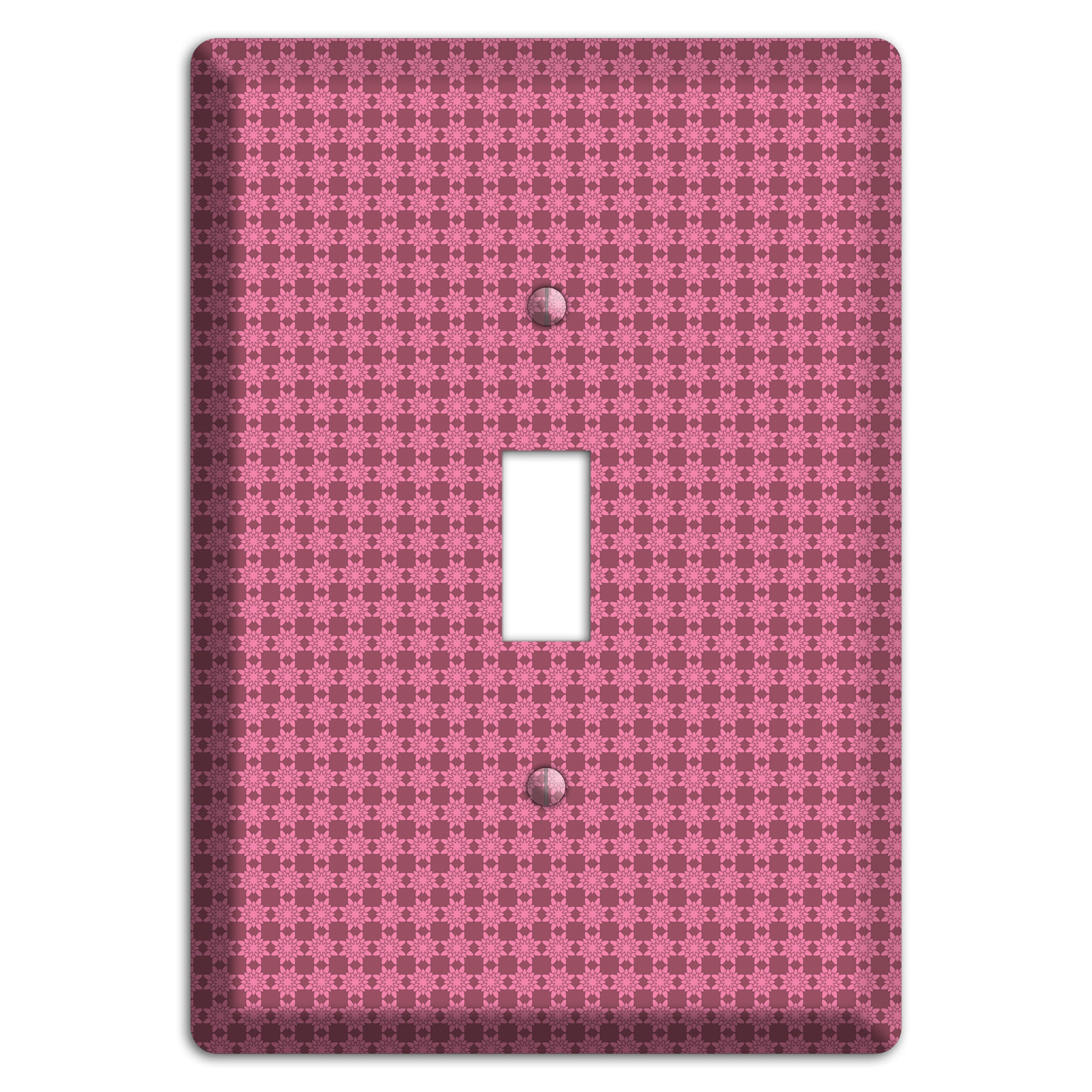 Multi Pink Tiled Cover Plates