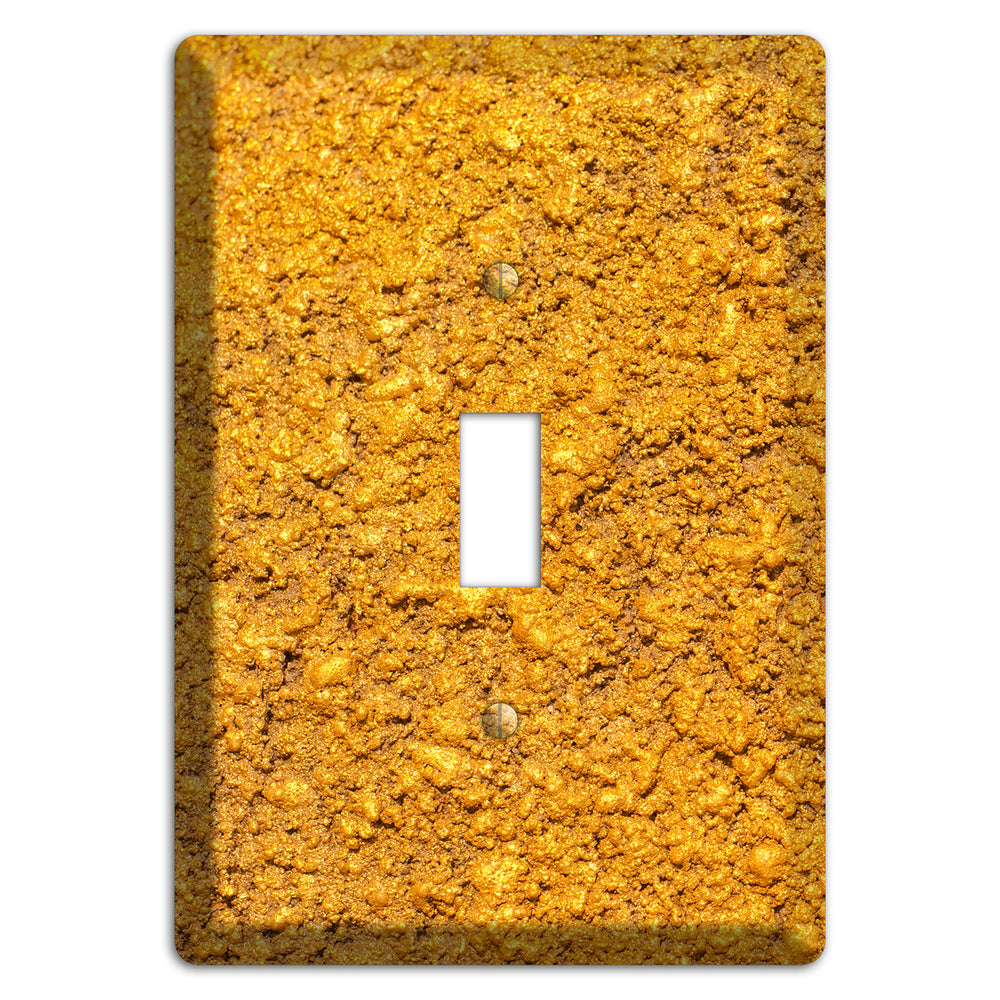 Yellow Textured Concrete Cover Plates