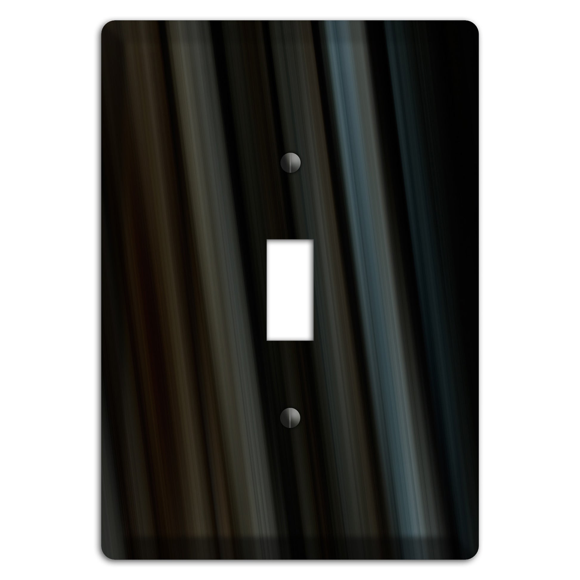 Black Ray of Light Cover Plates