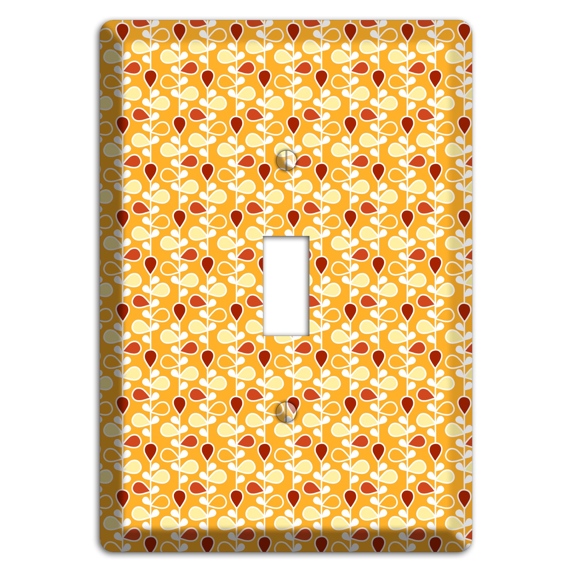 Yellow Teardrop Vine Cover Plates