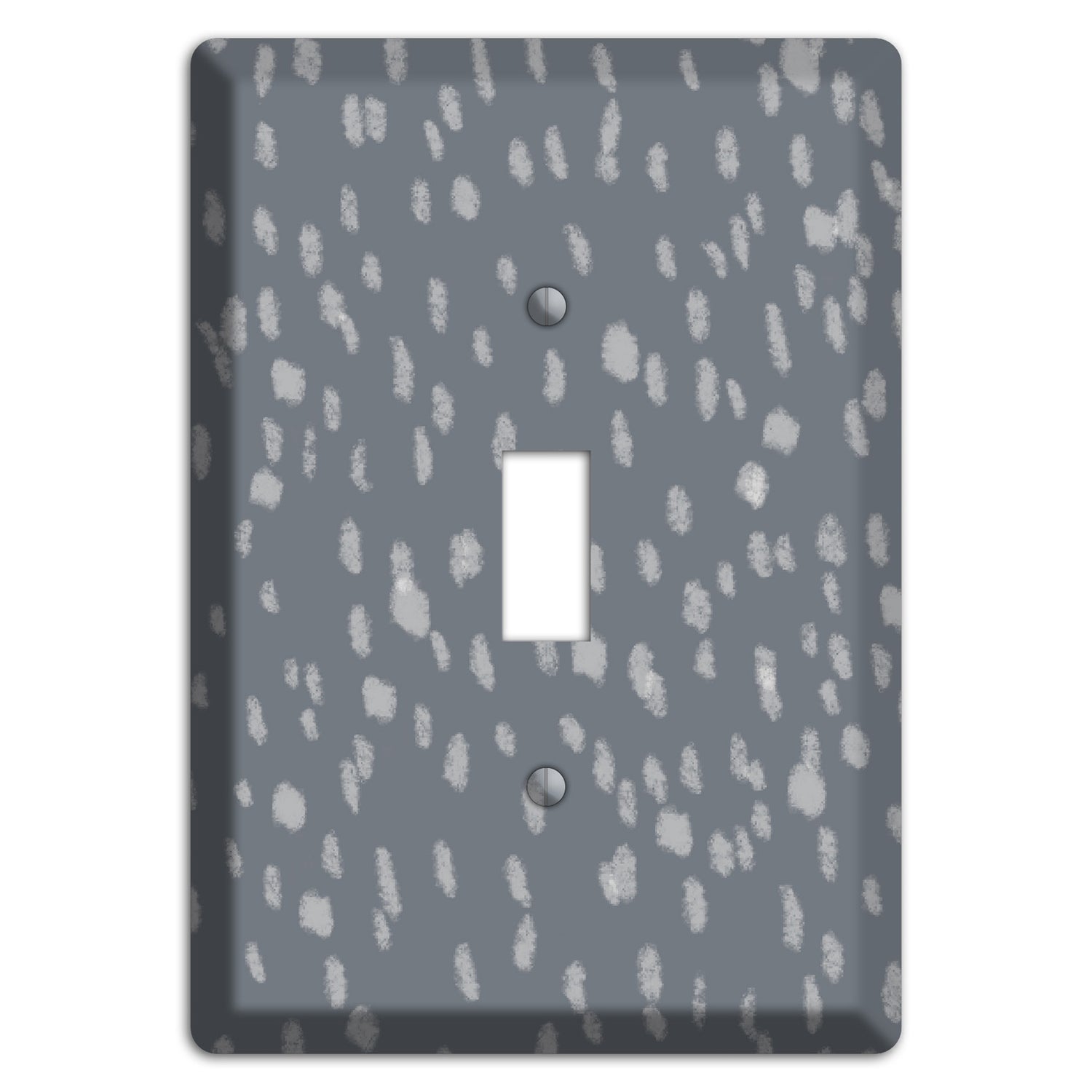 Gray and White Speckle Cover Plates