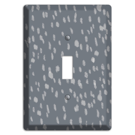 Gray and White Speckle Cover Plates