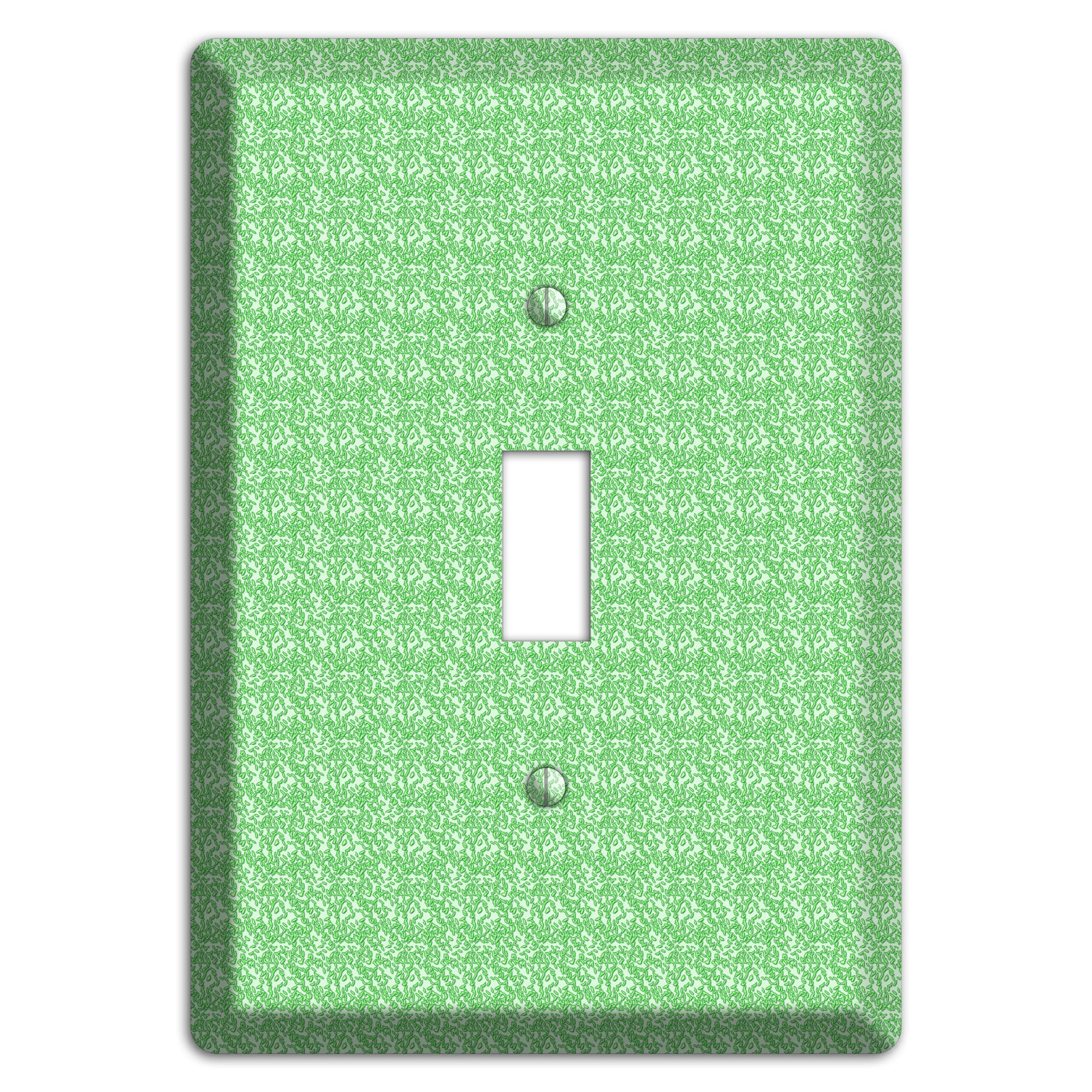 Green Pattern Cover Plates
