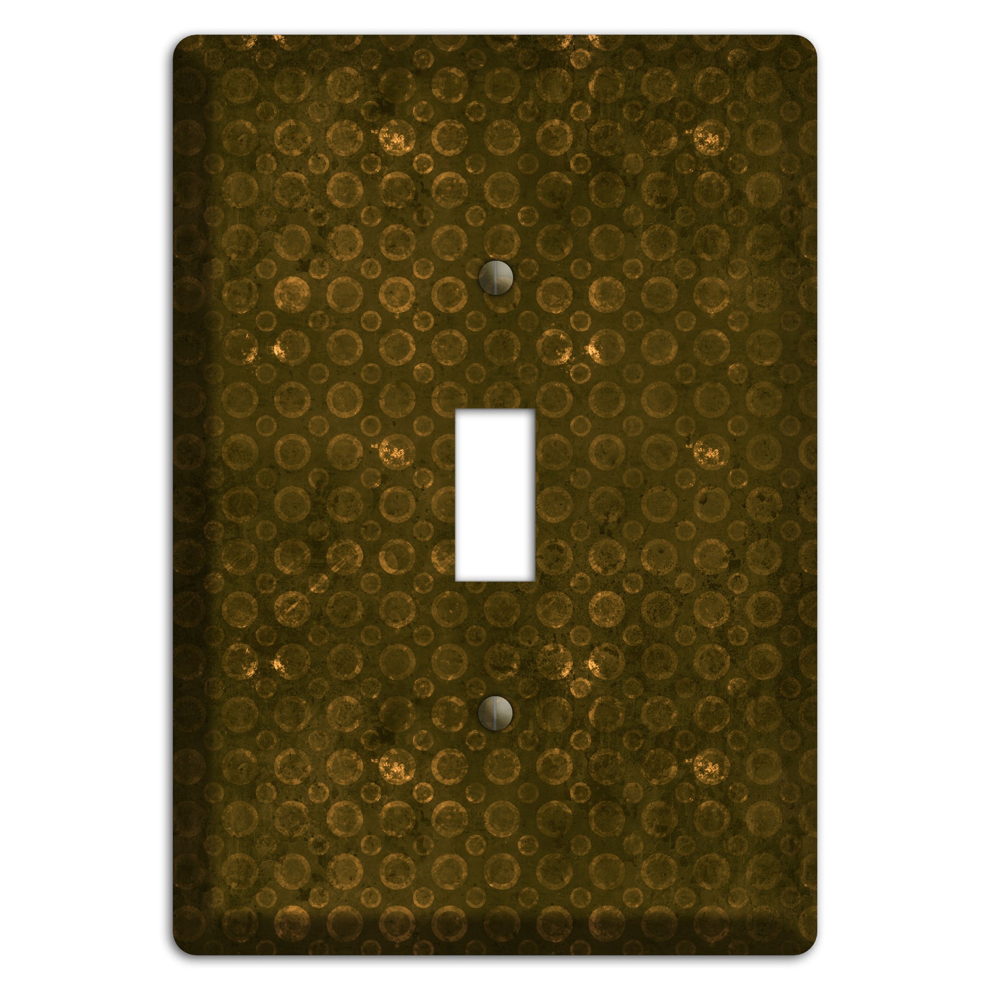 Olive Circles Cover Plates