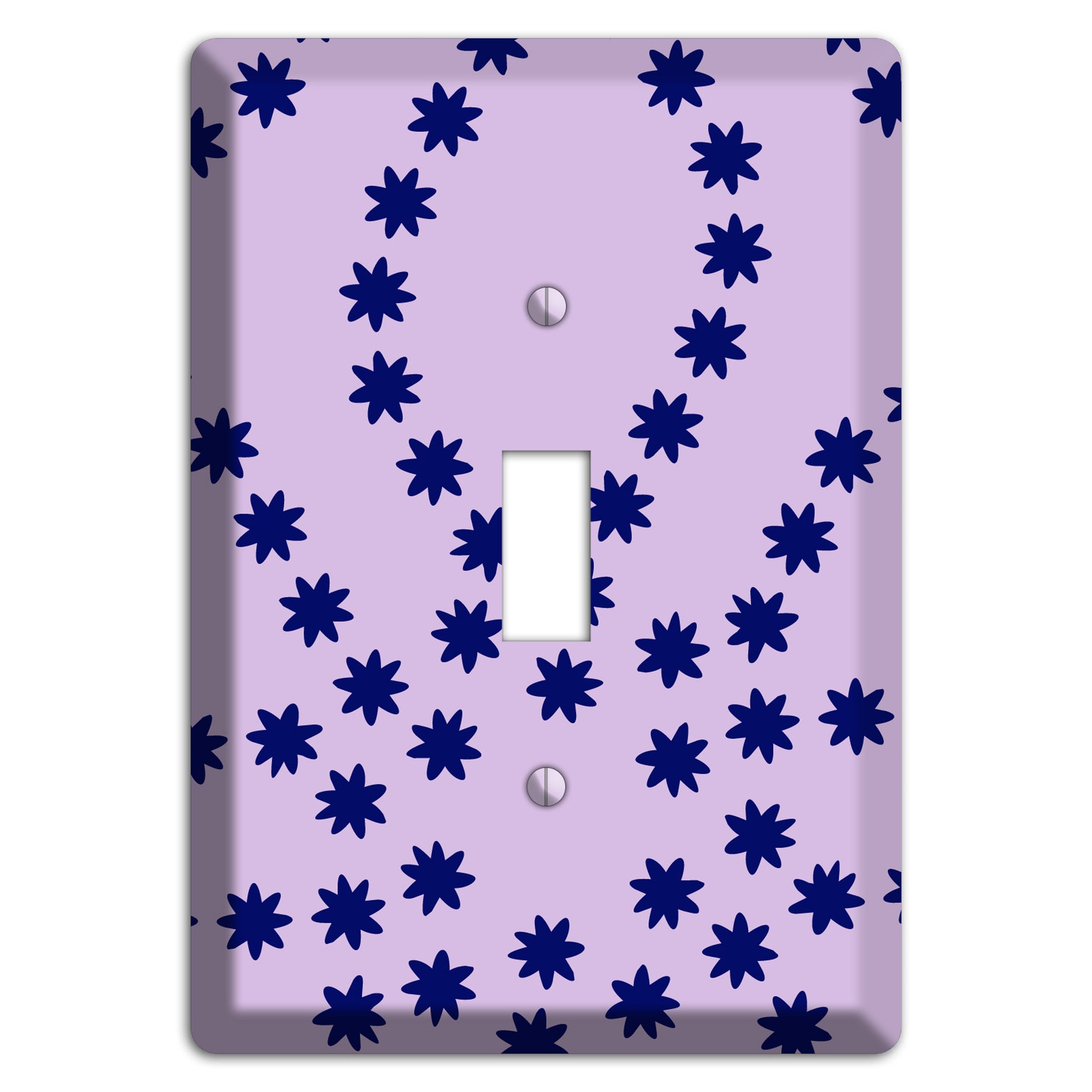 Lavender with Purple Constellation Cover Plates