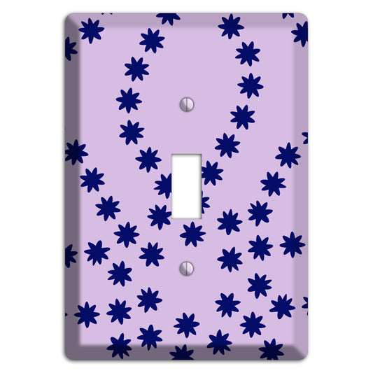 Lavender with Purple Constellation Cover Plates