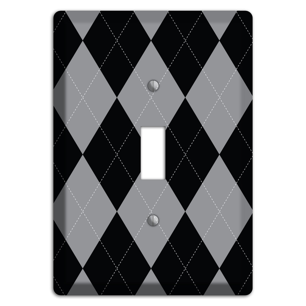 Light Purple and Black Cover Plates