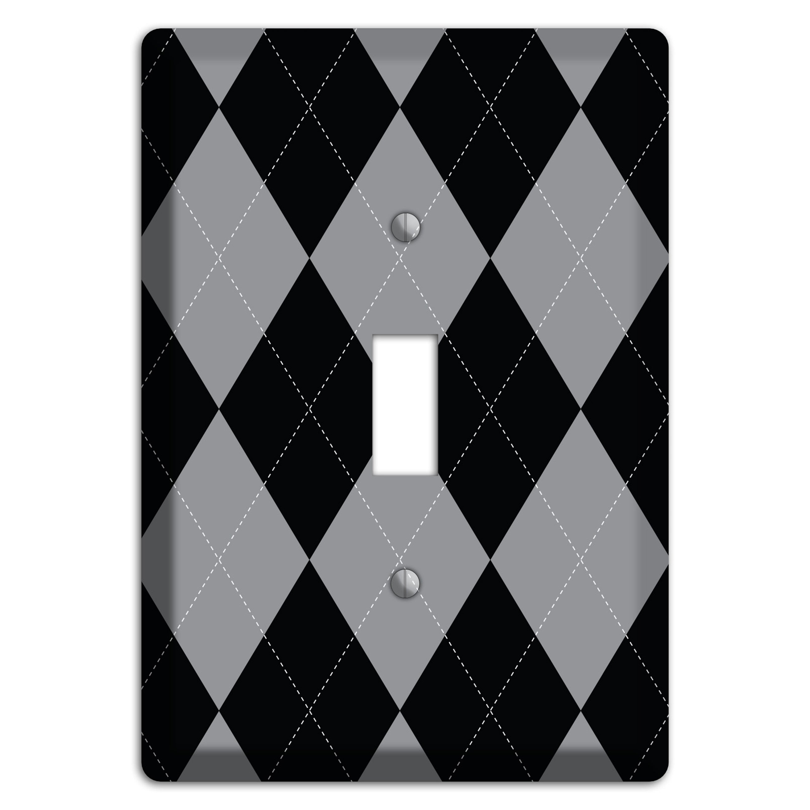 Light Purple and Black Cover Plates