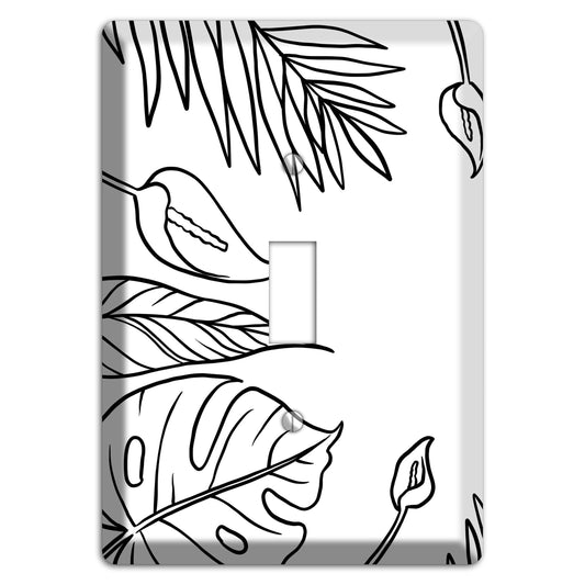 Hand-Drawn Leaves 1 Cover Plates