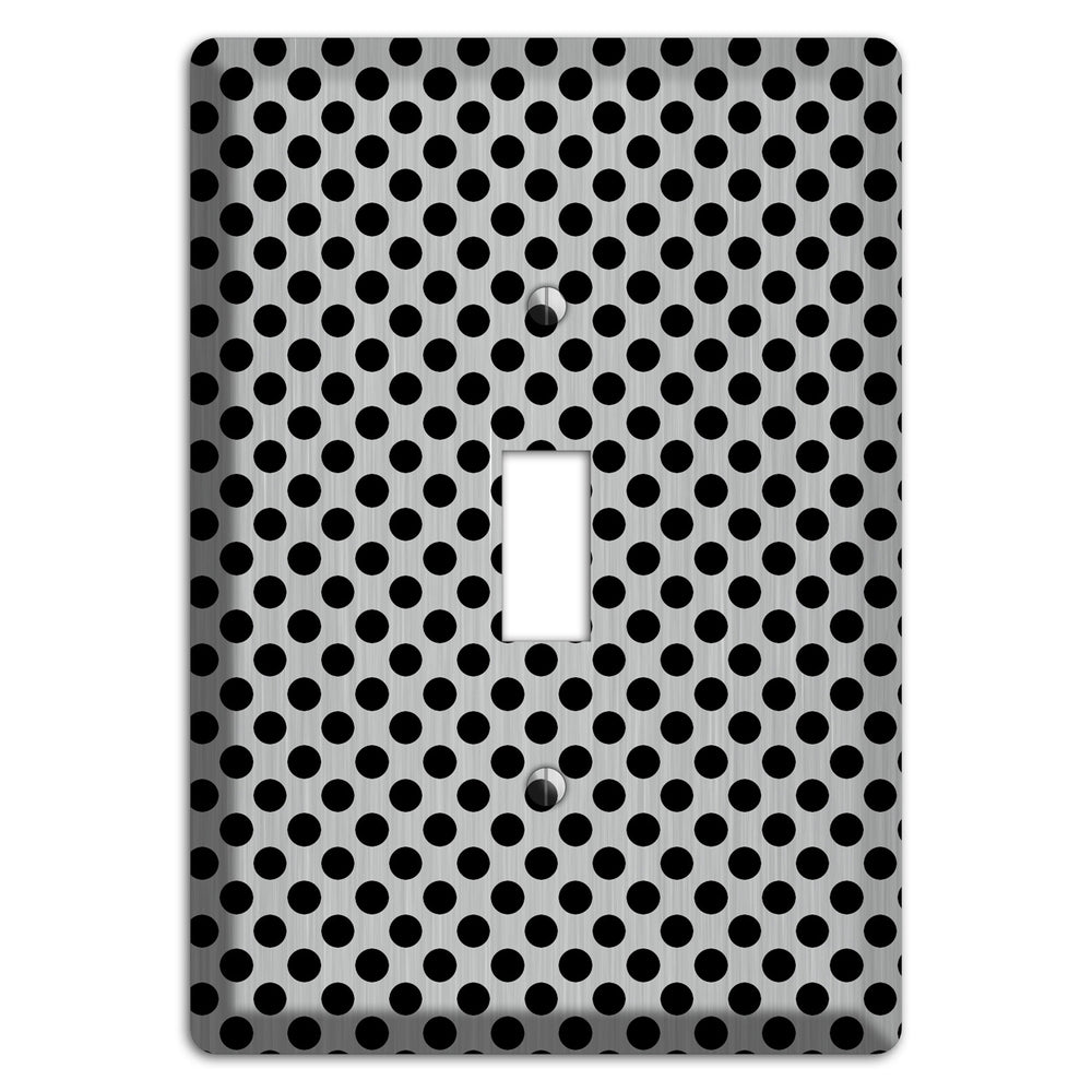 Packed Small Polka Dots Stainless Steel Cover Plates