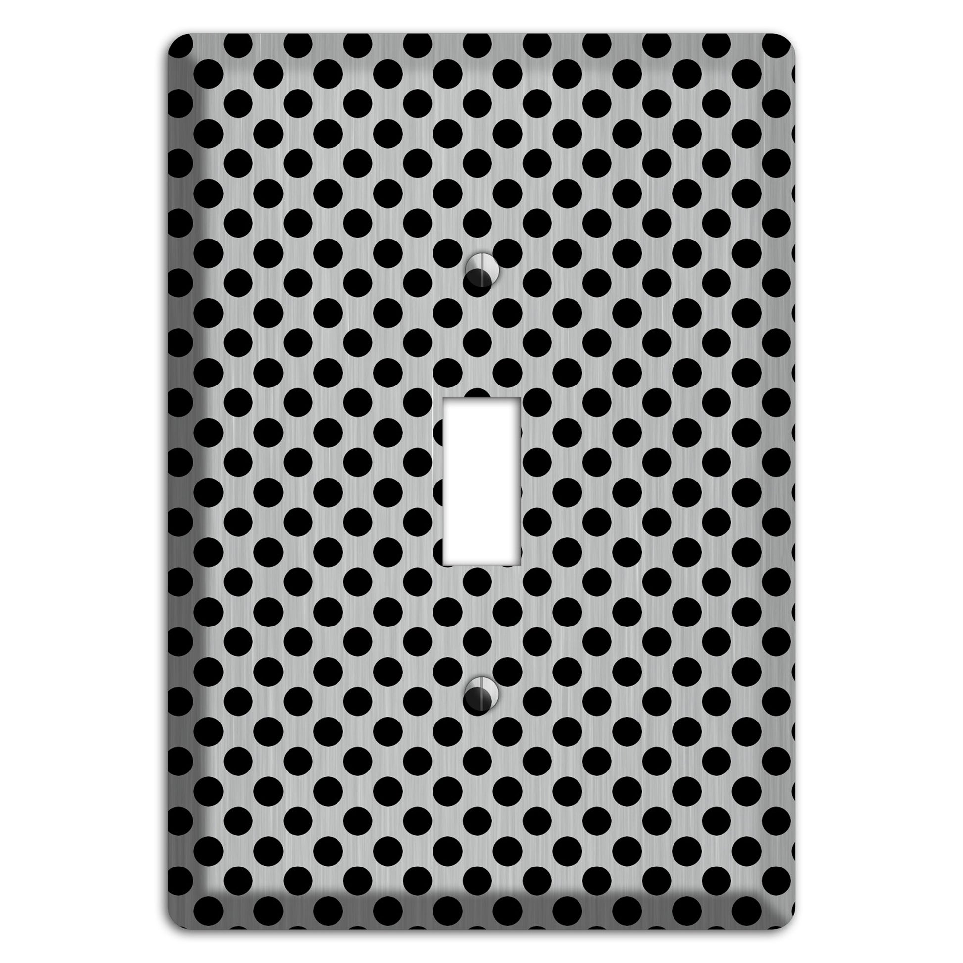 Packed Small Polka Dots Stainless Cover Plates