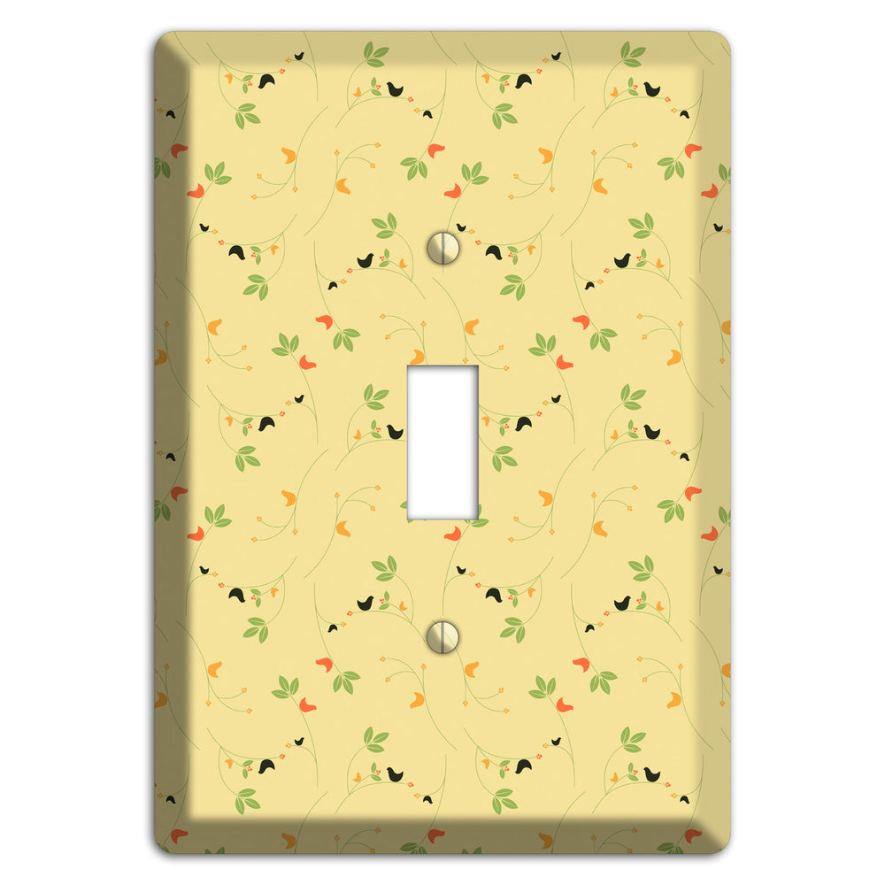 Tiny Yellow Flowers Cover Plates