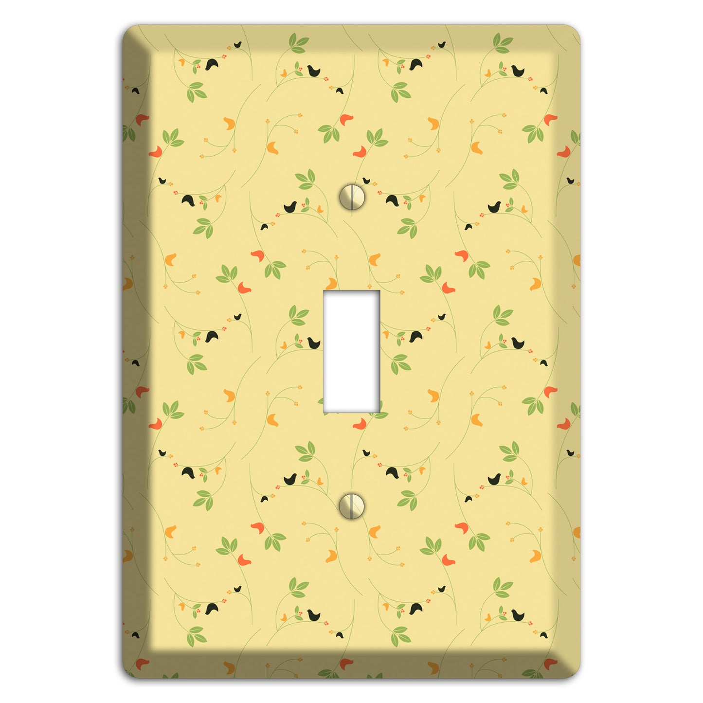 Tiny Yellow Flowers Cover Plates