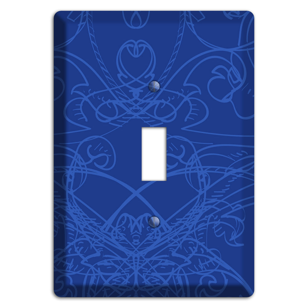 Blue Deco Sketch Cover Plates