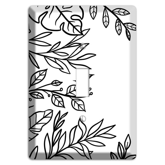 Hand-Drawn Leaves 6 Cover Plates