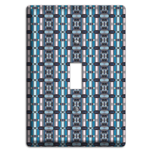 Blue and Grey Tapestry Cover Plates