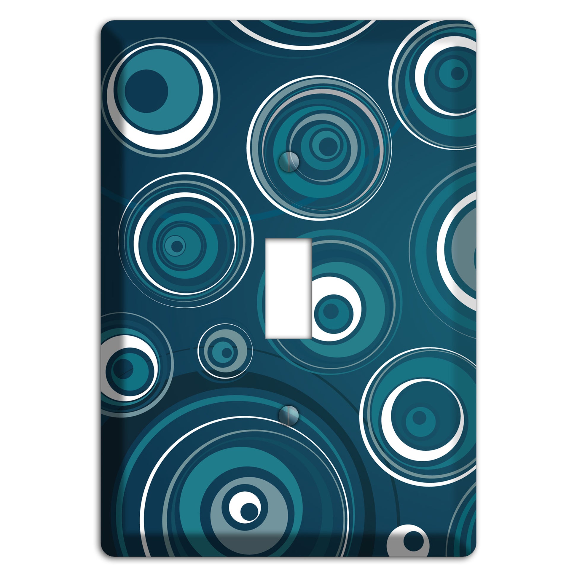 Blue Circles Cover Plates